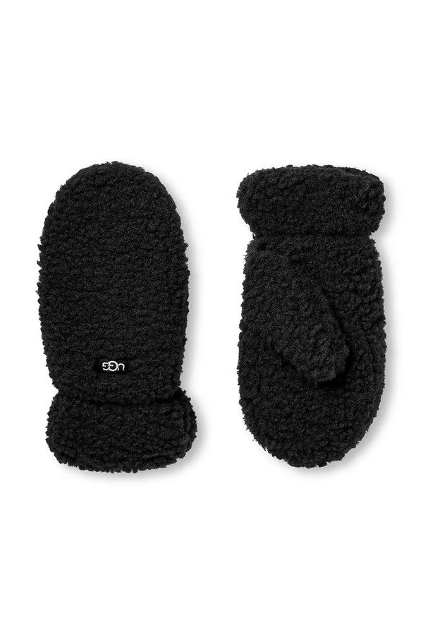 Мітенки дитячі UGG FLUFF MITTEN колір чорний фото 2