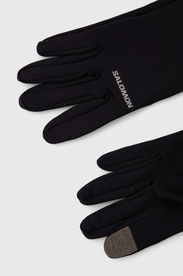Рукавички Salomon Cross Warm колір чорний фото 2