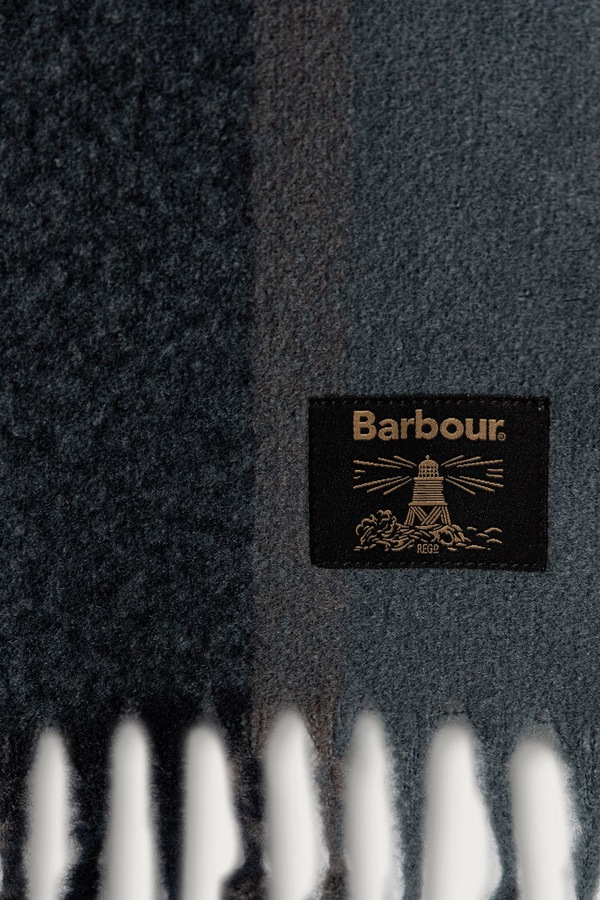 Шарф Barbour колір сірий