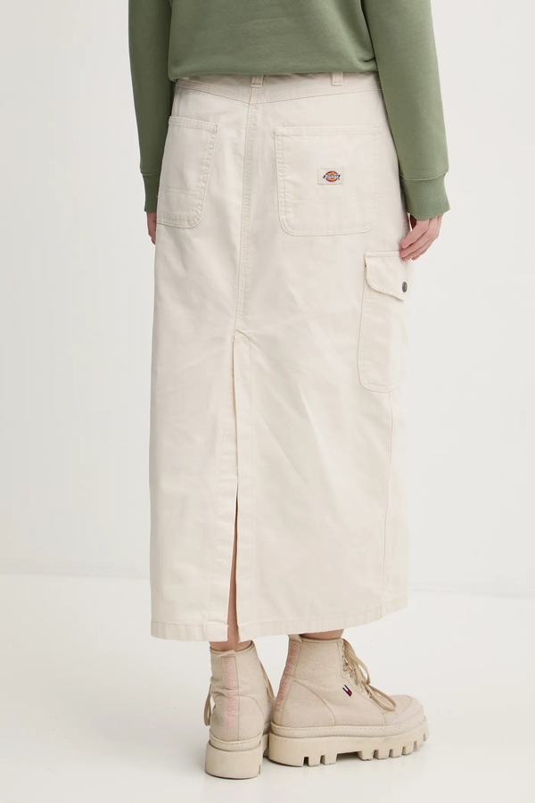 Бавовняна спідниця Dickies DUCK CANVAS колір сірий фото 2
