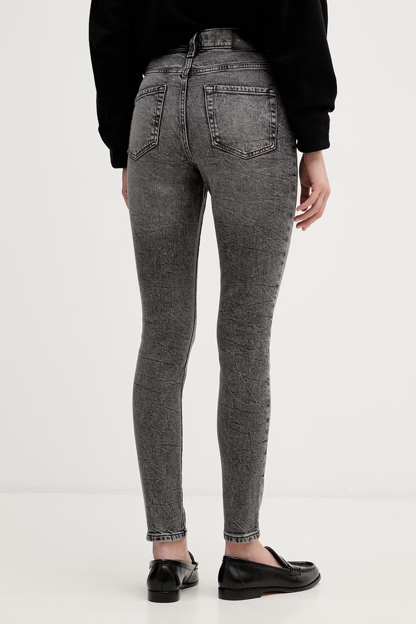 Джинси skinny жіночі DKNY колір сірий фото 2
