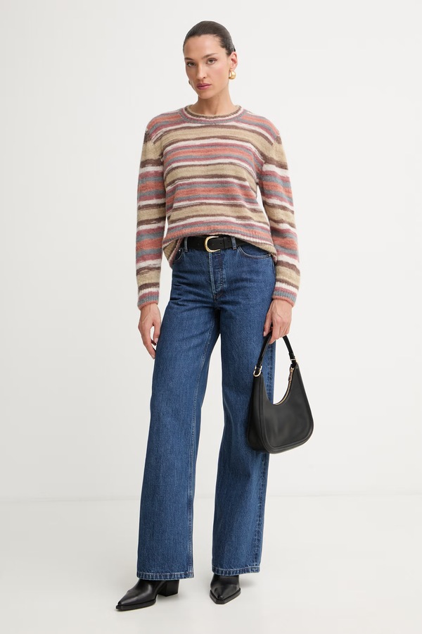 Джинси straight жіночі A.P.C. jean elisabeth колір блакитний