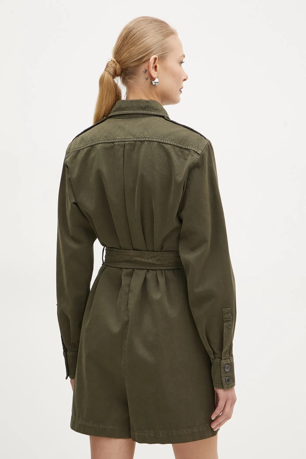 Джинсовий комбінезон Weekend Max Mara колір зелений фото 2