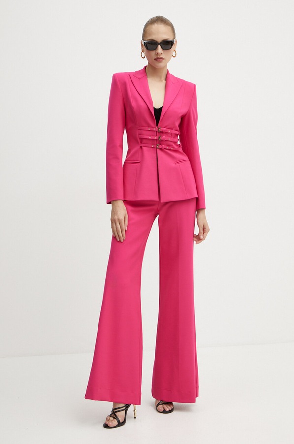 Брюки Versace Jeans Couture цвет розовый