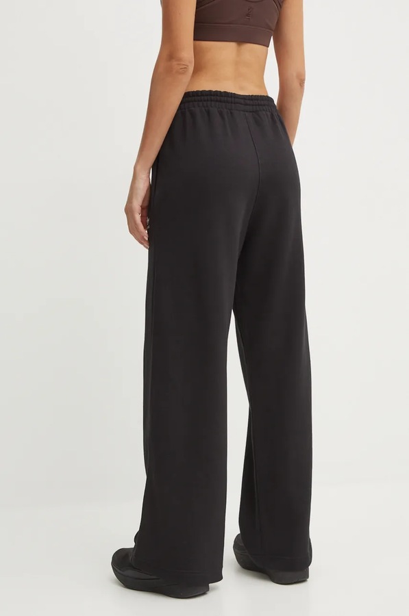 Спортивні штани adidas Originals Femme Galore Wideleg Fleece Pants колір чорний фото 2