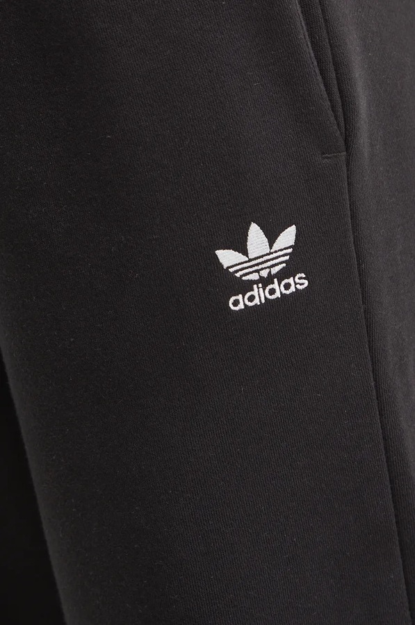 Спортивні штани adidas Originals Femme Galore Wideleg Fleece Pants колір чорний фото 4