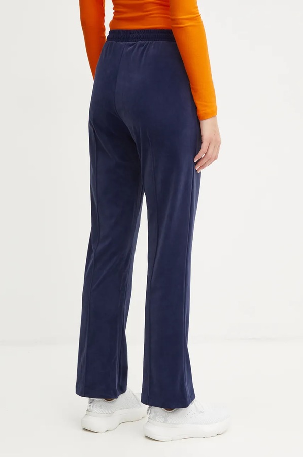 Спортивні велюрові штани adidas Originals 70s Velour Track Pant колір синій фото 3