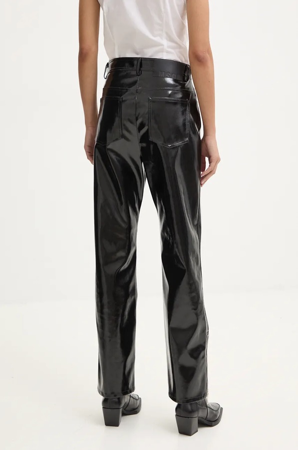 Брюки MSGM цвет черный фото 2