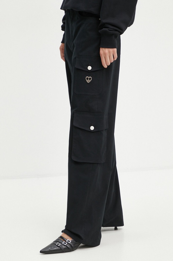 Штани Moschino Jeans колір чорний фото 4