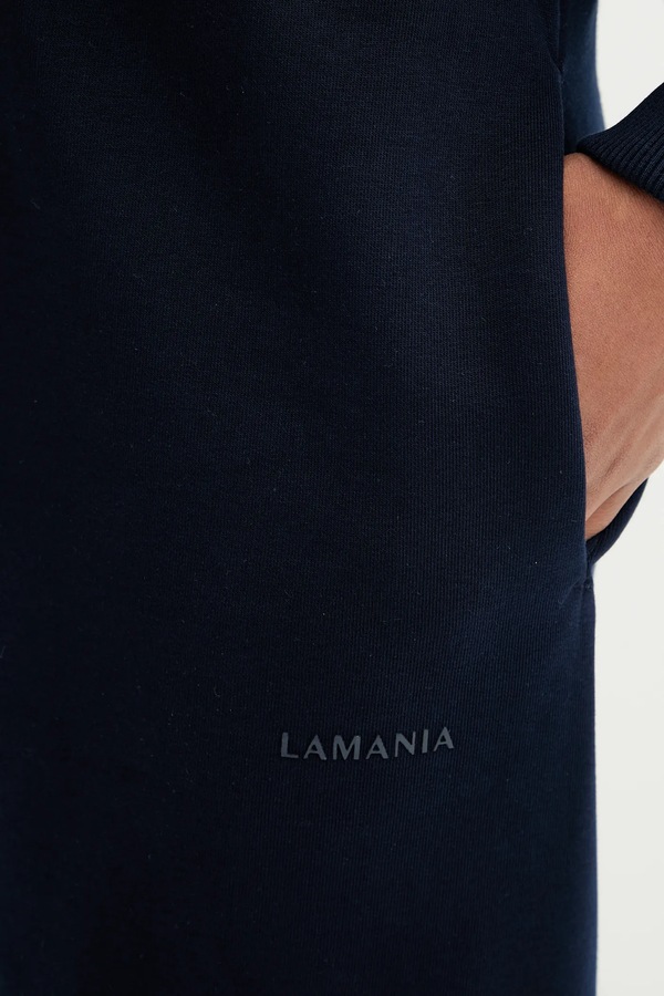Спортивні штани жіночі з бавовною La Mania RICO колір темно-синій фото 4