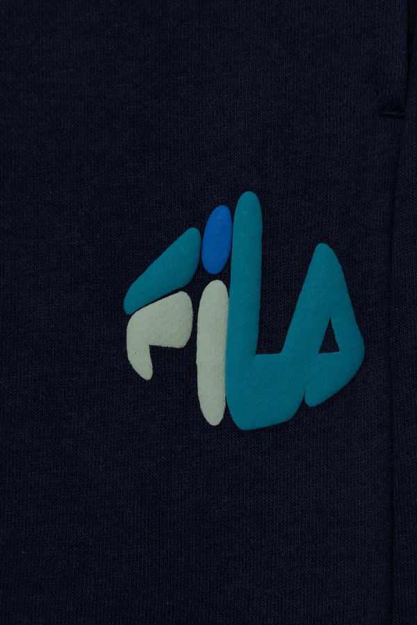 Дитячі бавовняні штани Fila LICHTENBORN колір синій фото 2