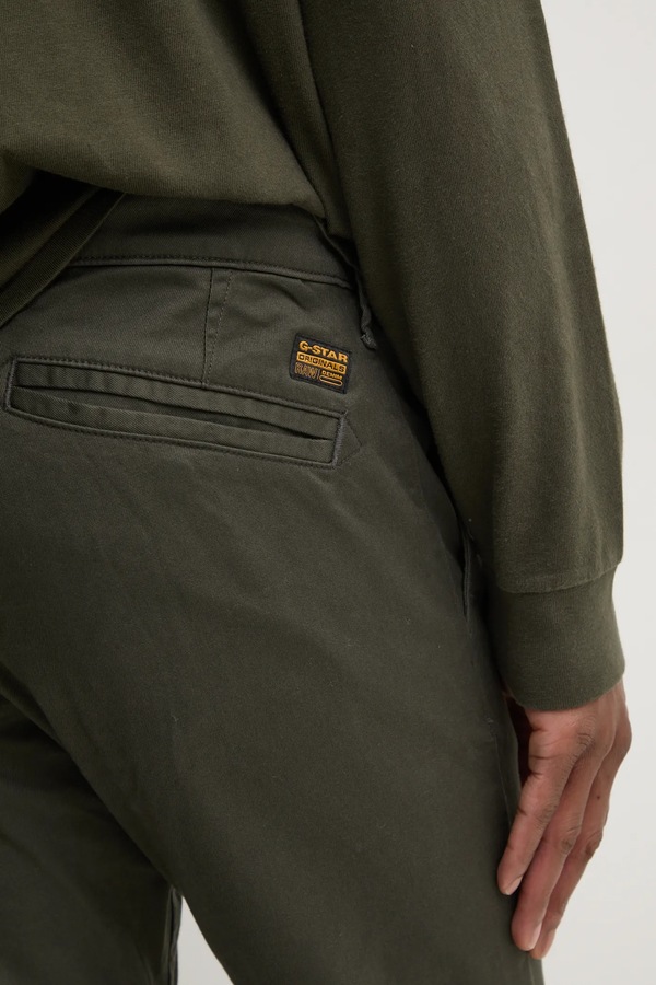 Штани G-Star Skinny Chino 3.0 колір сірий фото 4