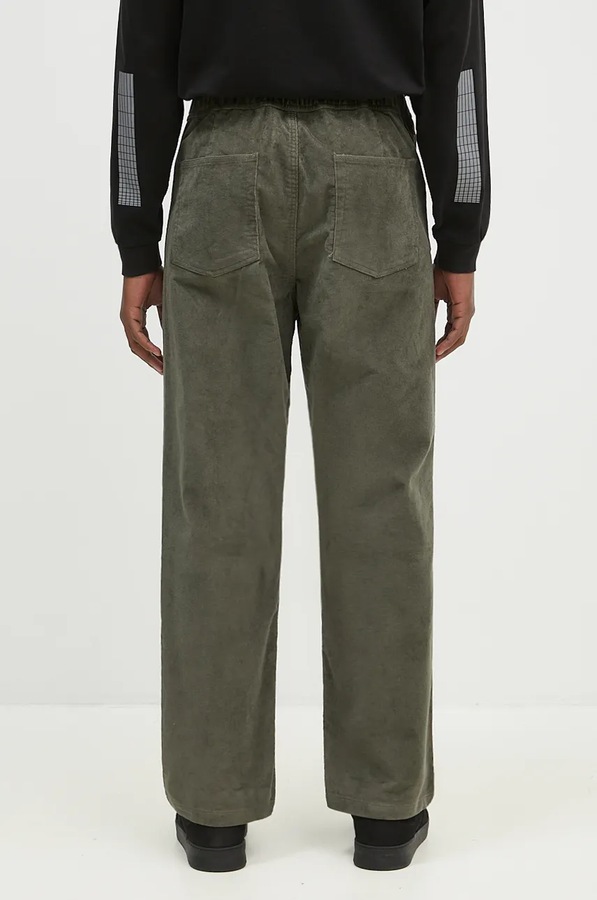 Вельветові штани Norse Projects Ragnar Relaxed Solotex Corduroy Pant колір зелений фото 2