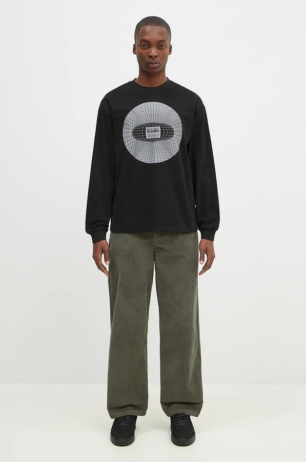 Вельветові штани Norse Projects Ragnar Relaxed Solotex Corduroy Pant колір зелений фото 4