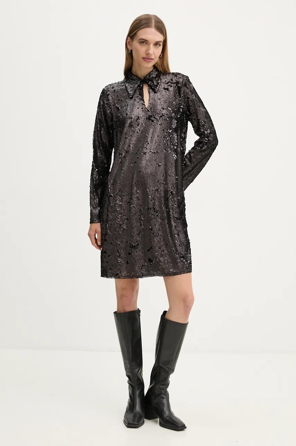 Сукня Bruuns Bazaar MoeaBBUriela dress колір чорний