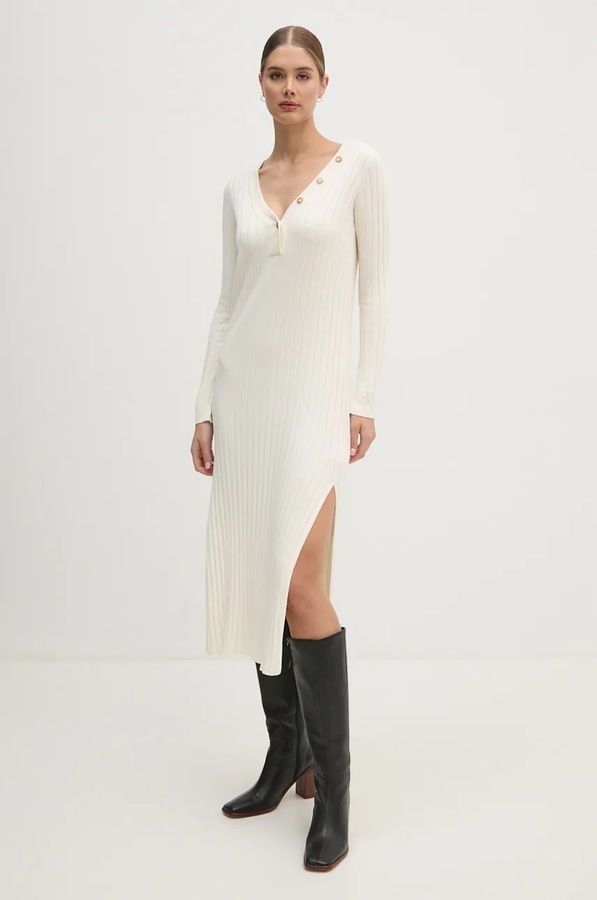 Сукня Pepe Jeans IZABEL DRESS колір бежевий