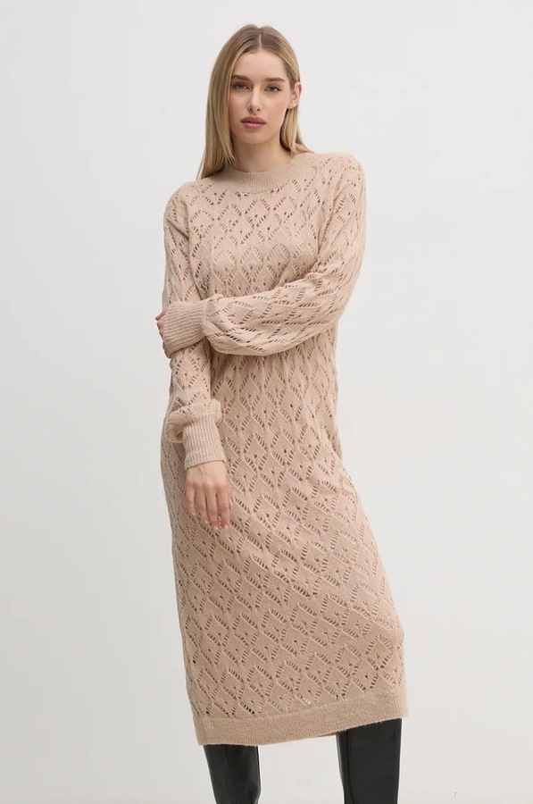 Сукня Pepe Jeans HAILEY DRESS колір бежевий фото 2