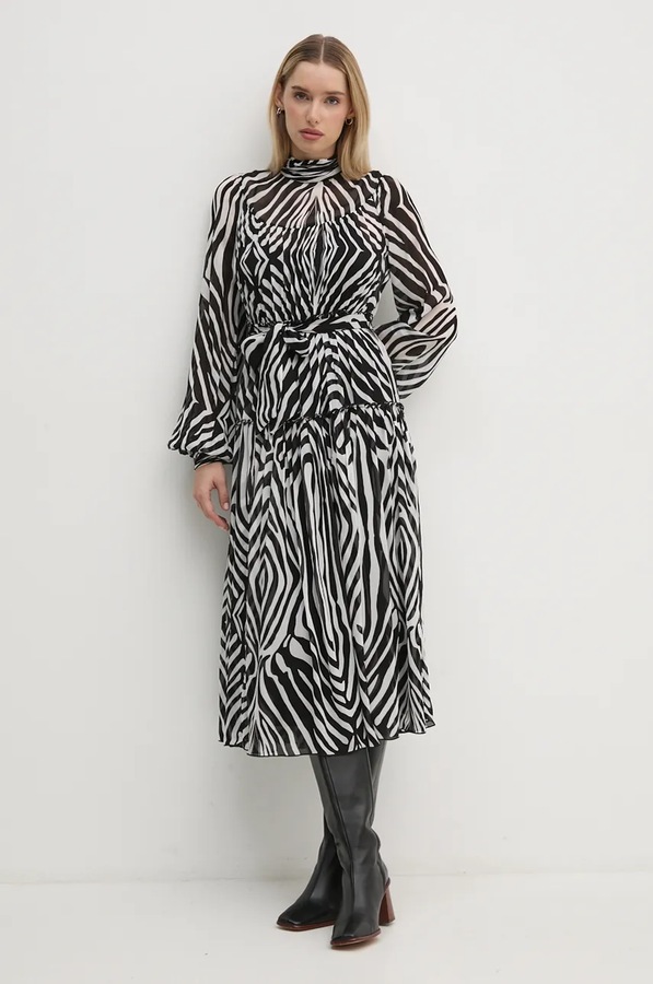Сукня DIANE VON FURSTENBERG колір чорний фото 4