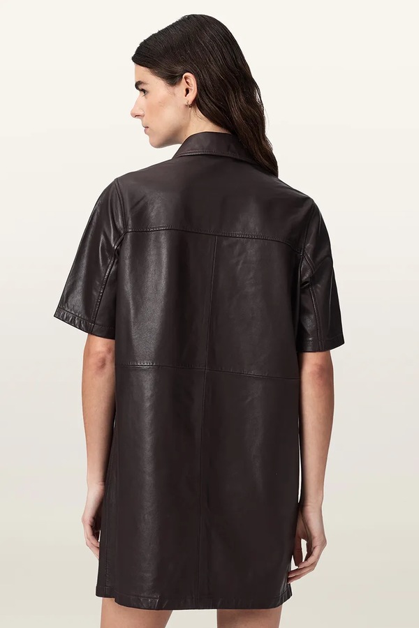 Сукня шкіряна AllSaints ROCK DRESS фото 2