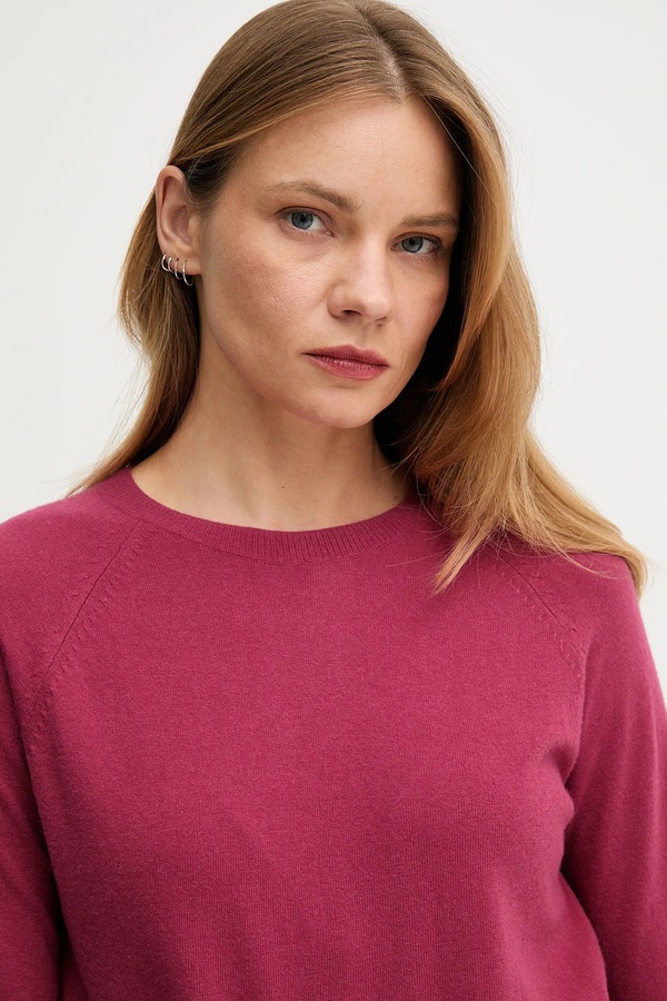 Светр з домішкою вовни United Colors of Benetton колір сірий фото 2