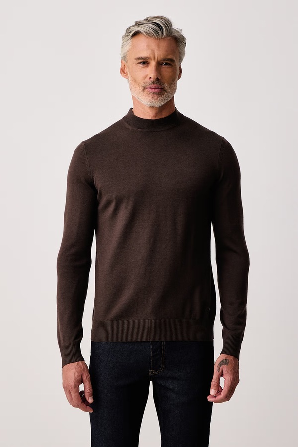 Светр чоловічий вовняний Joop! колір коричневий