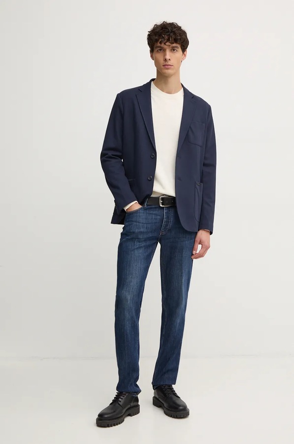 Светр з домішкою вовни Pepe Jeans NEW ANDRE CREW NECK колір бежевий