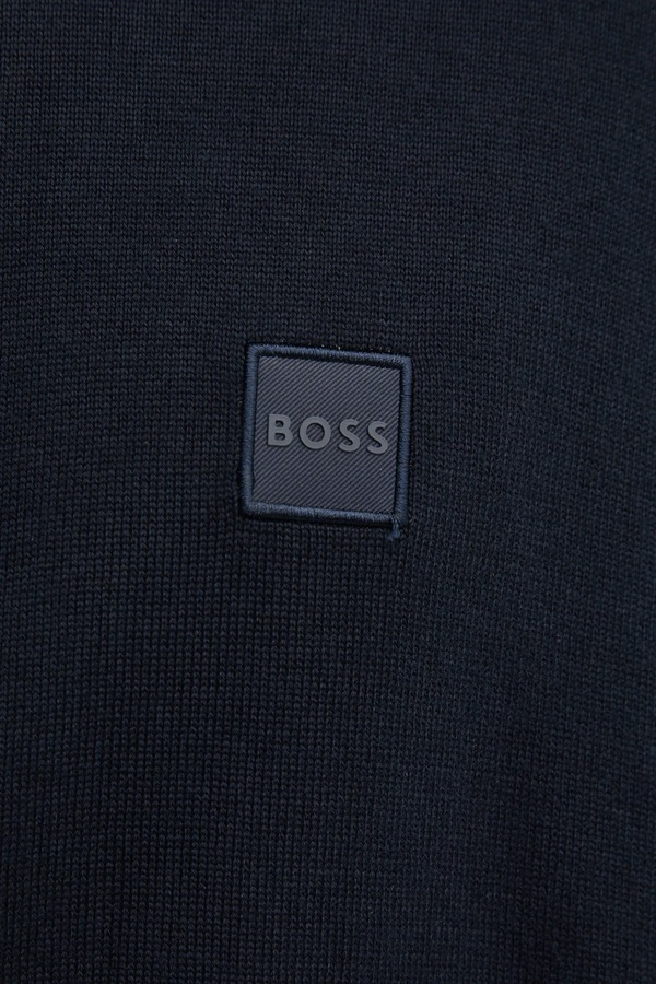 Светр з домішкою кашеміру BOSS Orange Akiro_S колір бежевий фото 4