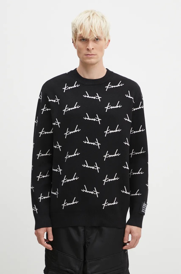 Светр KSUBI Skript Knit колір чорний