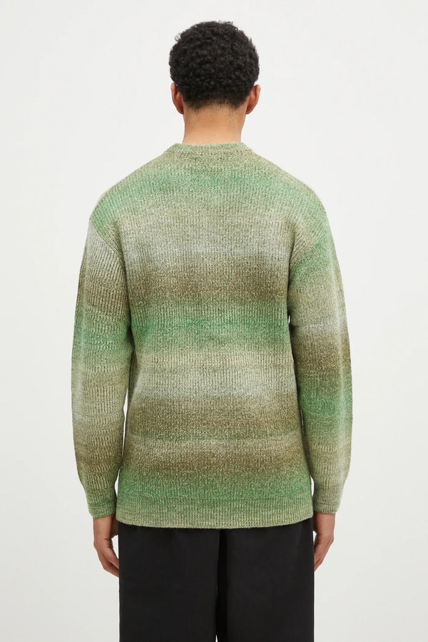 Свитер Butter Goods Beams Knit Sweater цвет зеленый фото 2