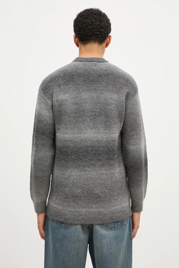 Свитер Butter Goods Beams Knit Sweater цвет серый фото 2