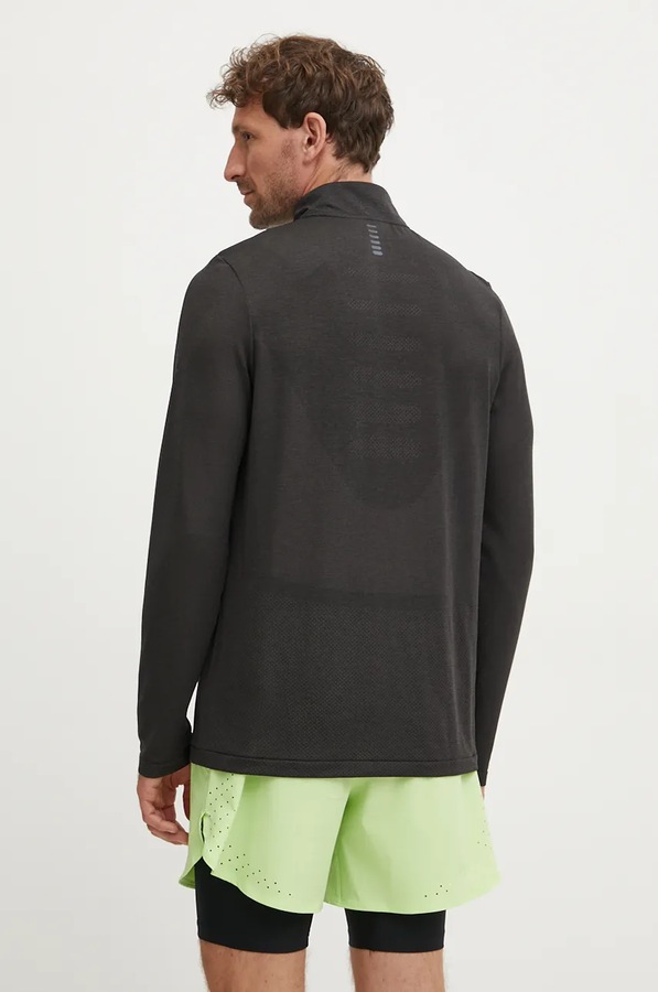 Кофта для бігу Under Armour Seamless Stride колір чорний фото 3