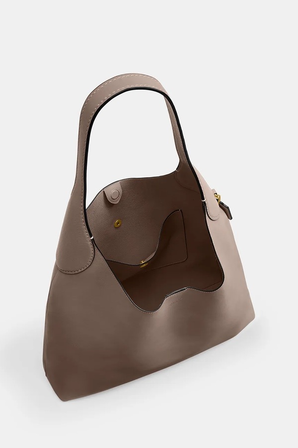 Шкіряна сумочка Coach Brooklyn Shoulder Bag 39 колір коричневий фото 4