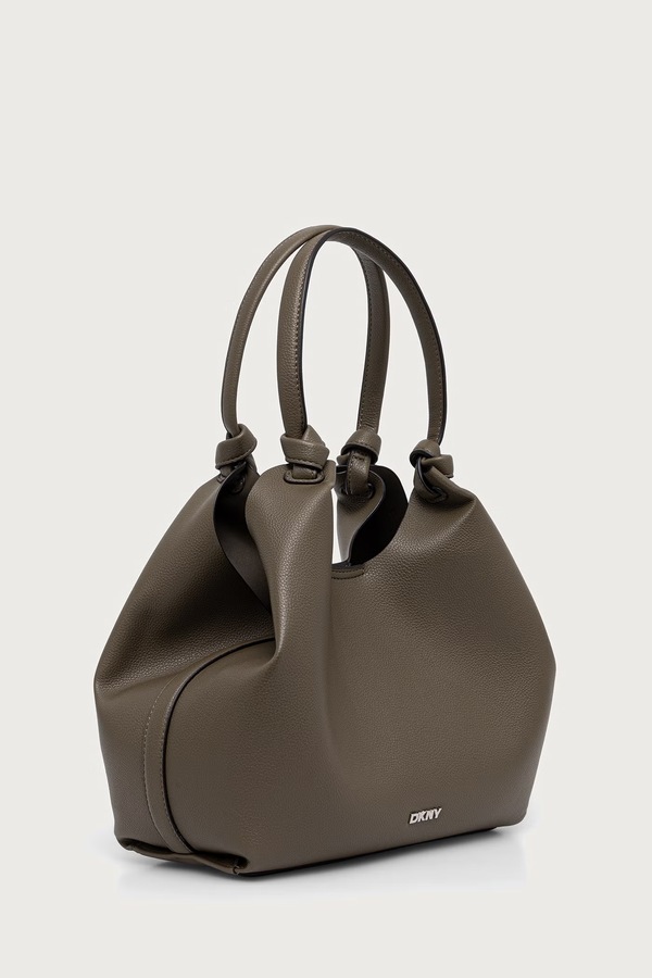Сумка-шопер женская из искусственной кожи DKNY PAULA цвет зеленый фото 2
