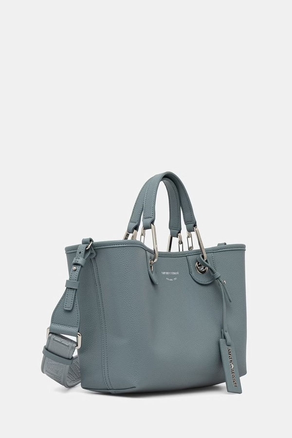 Сумка крос-боді жіноча Emporio Armani колір бірюзовий