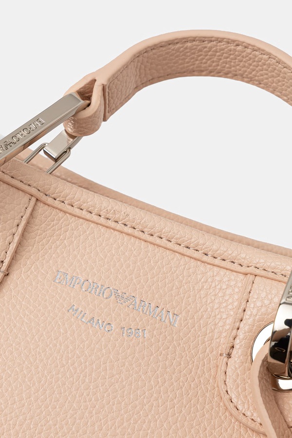 Сумка крос-боді жіноча зі штучної шкіри Emporio Armani колір бежевий фото 4