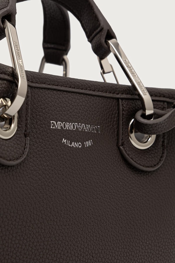 Сумка крос-боді жіноча зі штучної шкіри Emporio Armani колір сірий фото 4