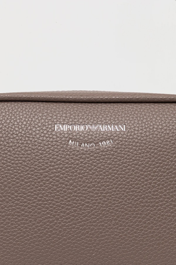 Сумка крос-боді жіноча зі штучної шкіри Emporio Armani колір коричневий фото 4