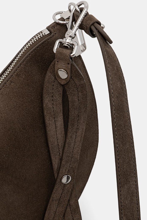 Сумка крос-боді жіноча замшева Coccinelle SUNUP SUEDE колір зелений фото 4