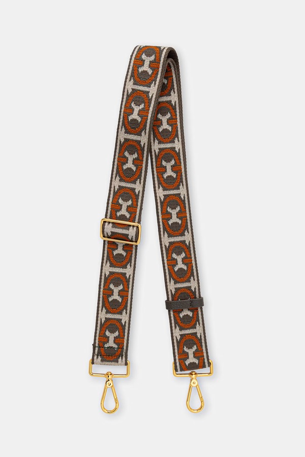 Ремінець для сумки жіночий Coccinelle NASTRO MONOGRAM TRICOLOR колір зелений