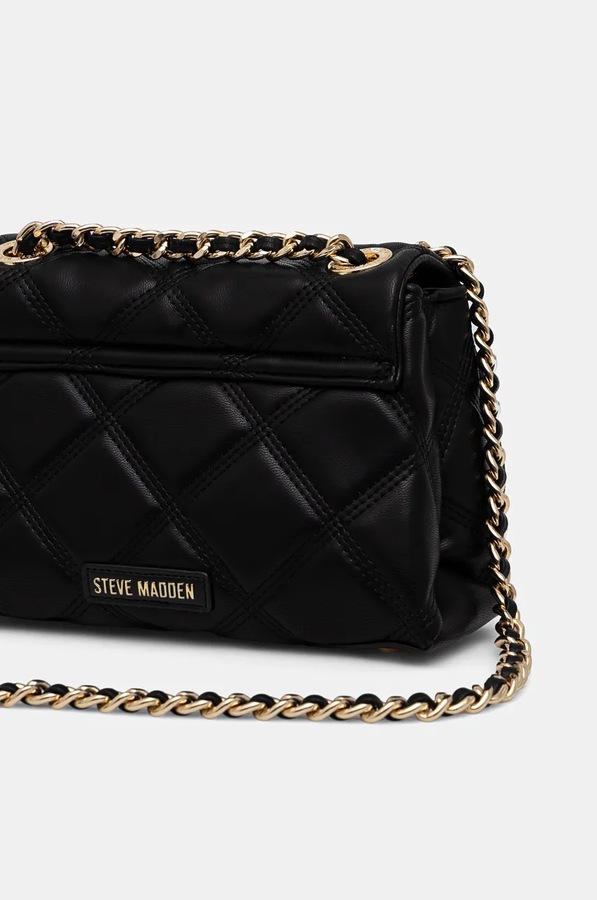 Сумочка жіноча зі штучної шкіри Steve Madden колір чорний