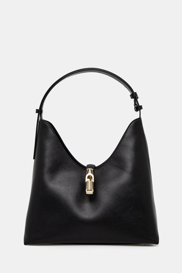 Сумочка hobo жіноча шкіряна Furla колір чорний