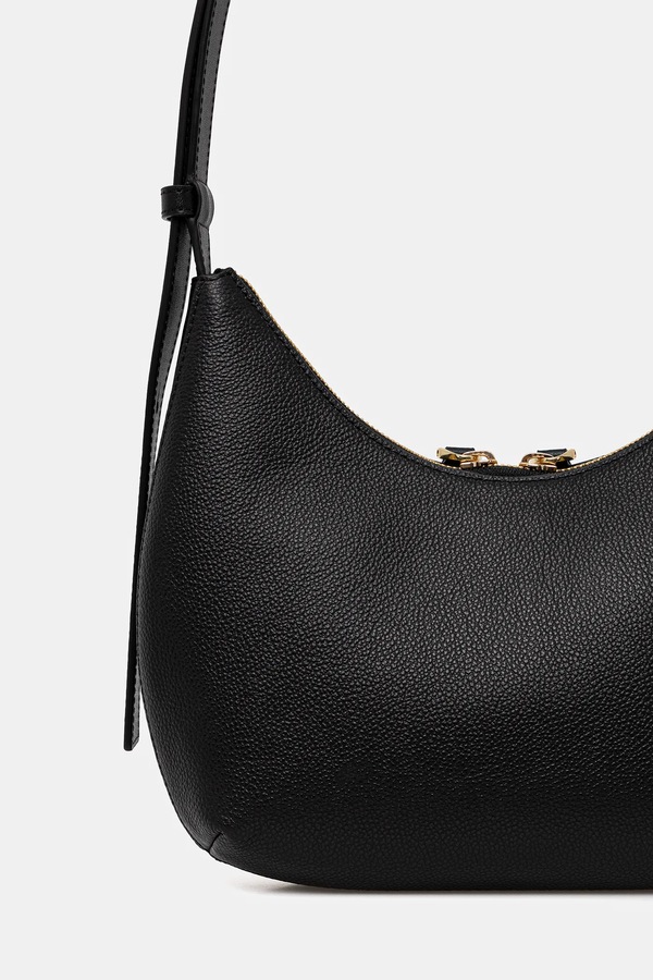 Сумка крос-боді жіноча шкіряна Furla Goccia S Shoulder Bag колір чорний фото 2