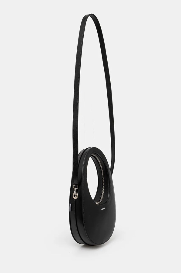 Шкіряна сумочка coperni Crossbody Mini Swipe Bag колір чорний