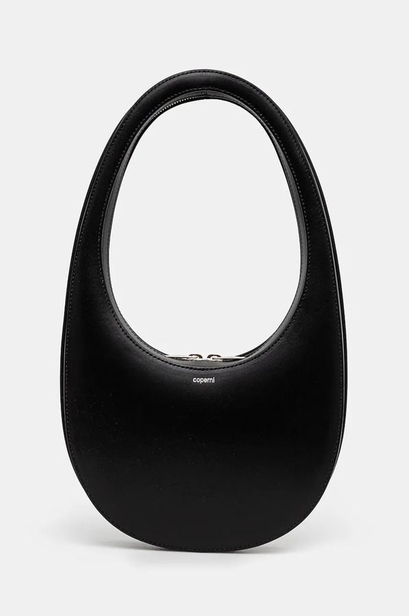 Кожаная сумочка coperni Swipe Bag цвет черный