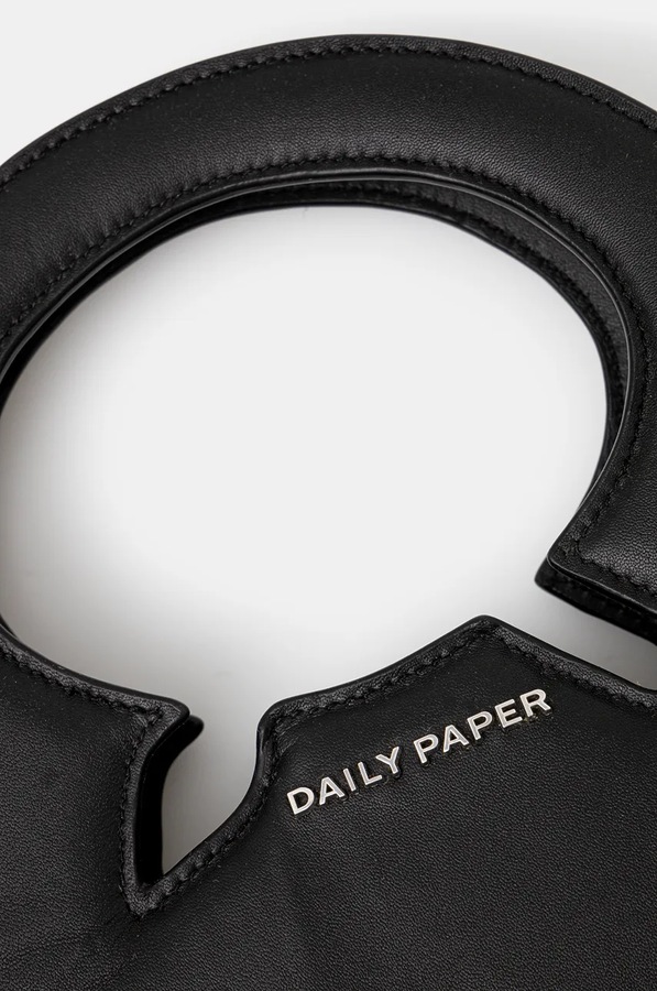 Шкіряна сумочка Daily Paper Codu Small Bag колір чорний фото 4