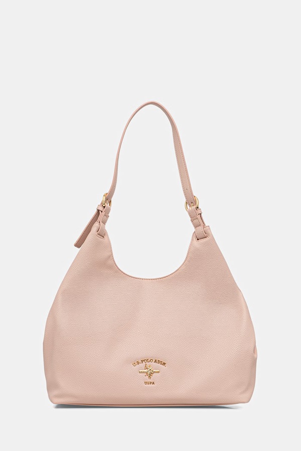 Сумочка hobo женская из искусственной кожи U.S. Polo Assn. Stanford цвет розовый