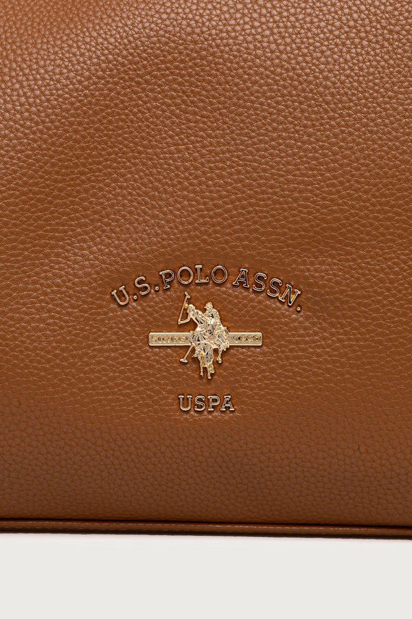 Сумочка hobo жіноча зі штучної шкіри U.S. Polo Assn. Stanford колір коричневий фото 4