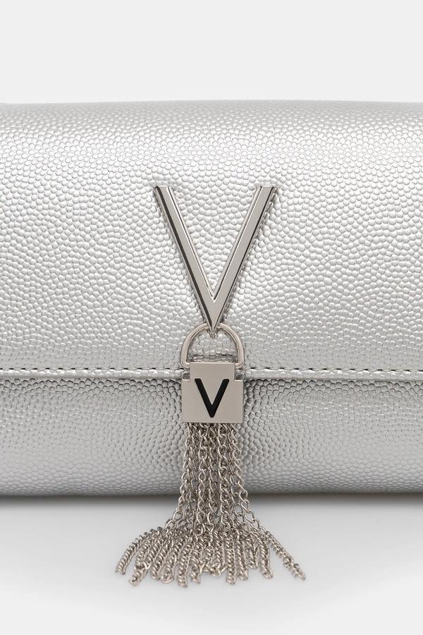 Сумочка Valentino Bags колір срібний фото 4