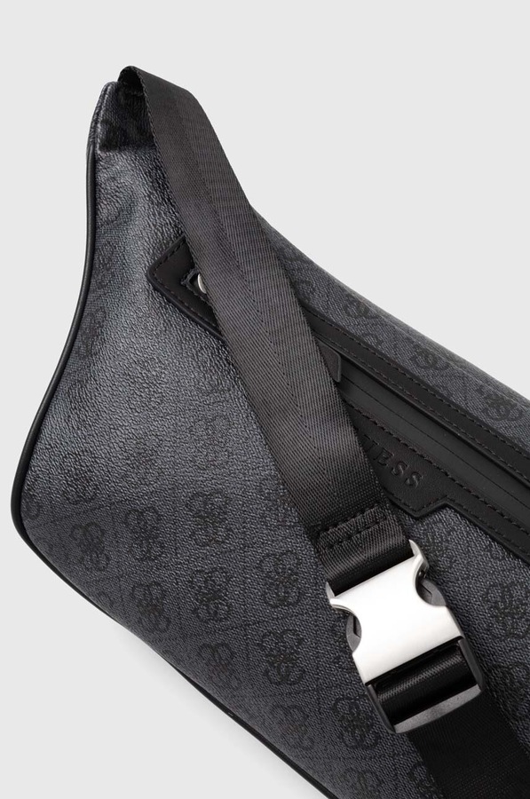 Сумка на пояс Guess MILANO колір чорний фото 2