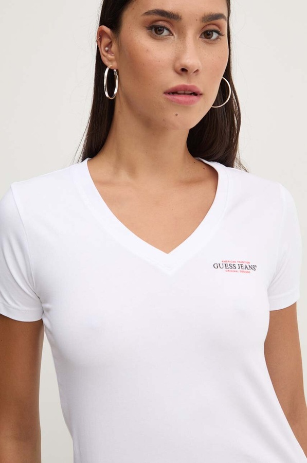 Футболка Guess Jeans цвет белый